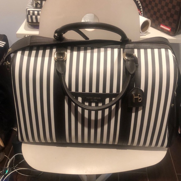 henri bendel Handbags - Extremely Rare Henri Duffle in Centennial Stripe.
